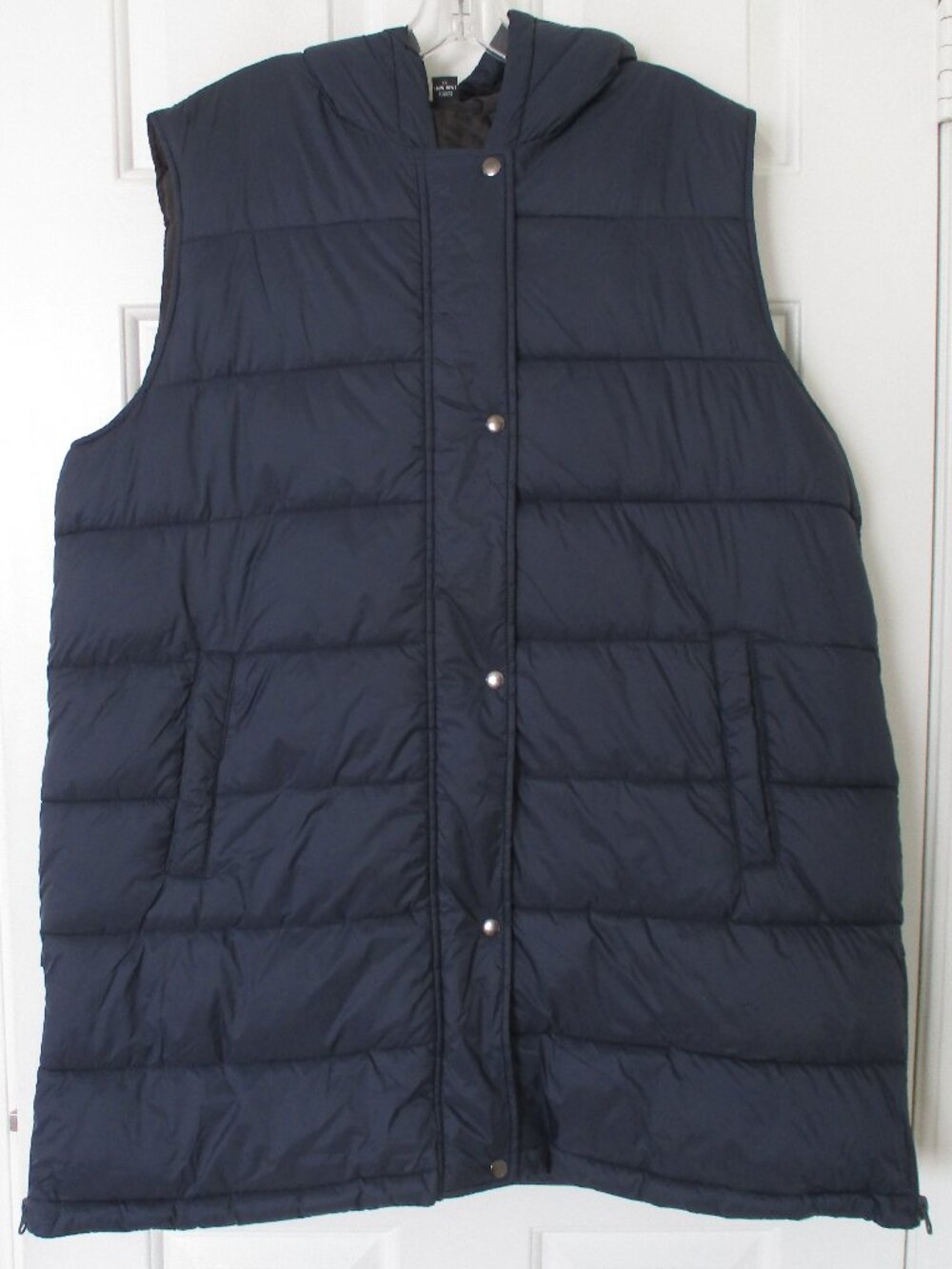 Swiss Tech Womens Sleeveless Hoodie Full Zip Down Vest NWOT - Size 1X (16W-18W)